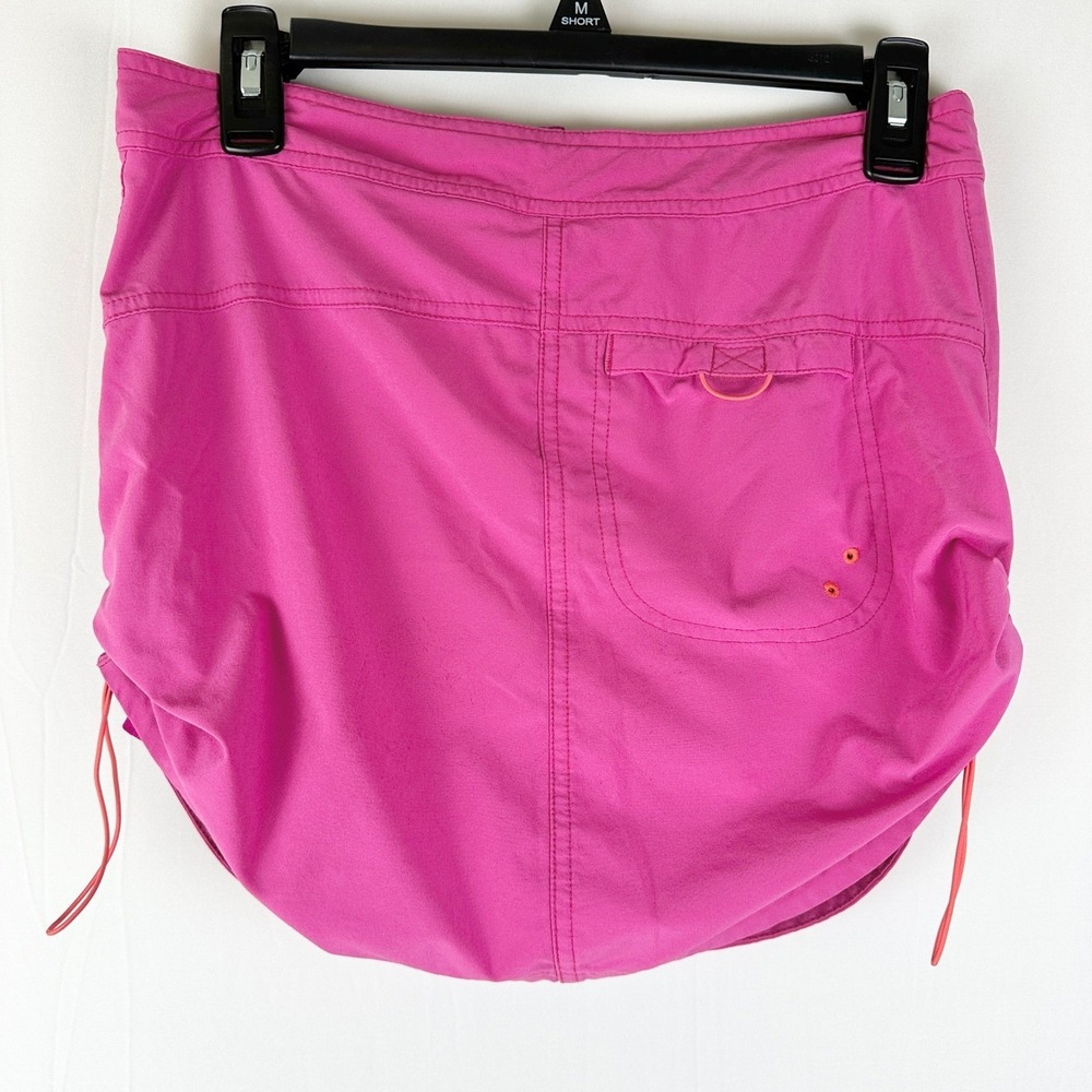 Title Nine Rogue Skort Womens 2 Pink Side Drawstrings Athletic Activewear Sporty - Picture 2 of 10